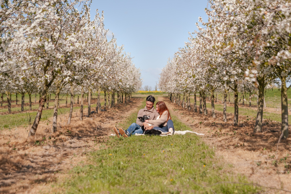 Seance photo shooting couple en pleine nature - Toulouse